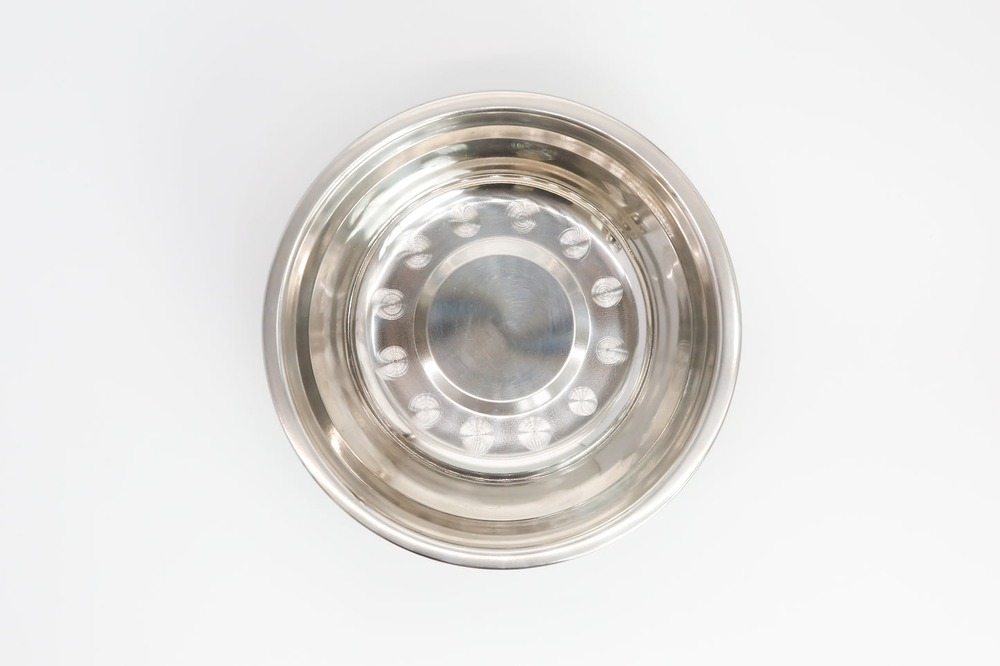 単品 ステンレス深皿 フードスタンド【シングル用】