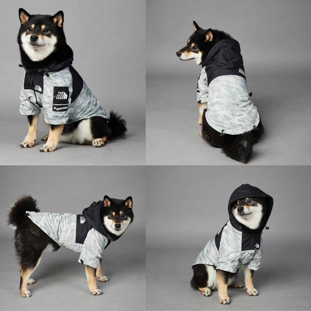THE DOG CAMP selects アウトドアレインウェア(グレー)