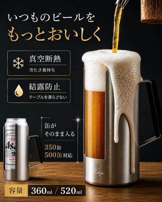 オリジナル 【ジョッキ型 缶ホルダー 350/500ml】 制作
