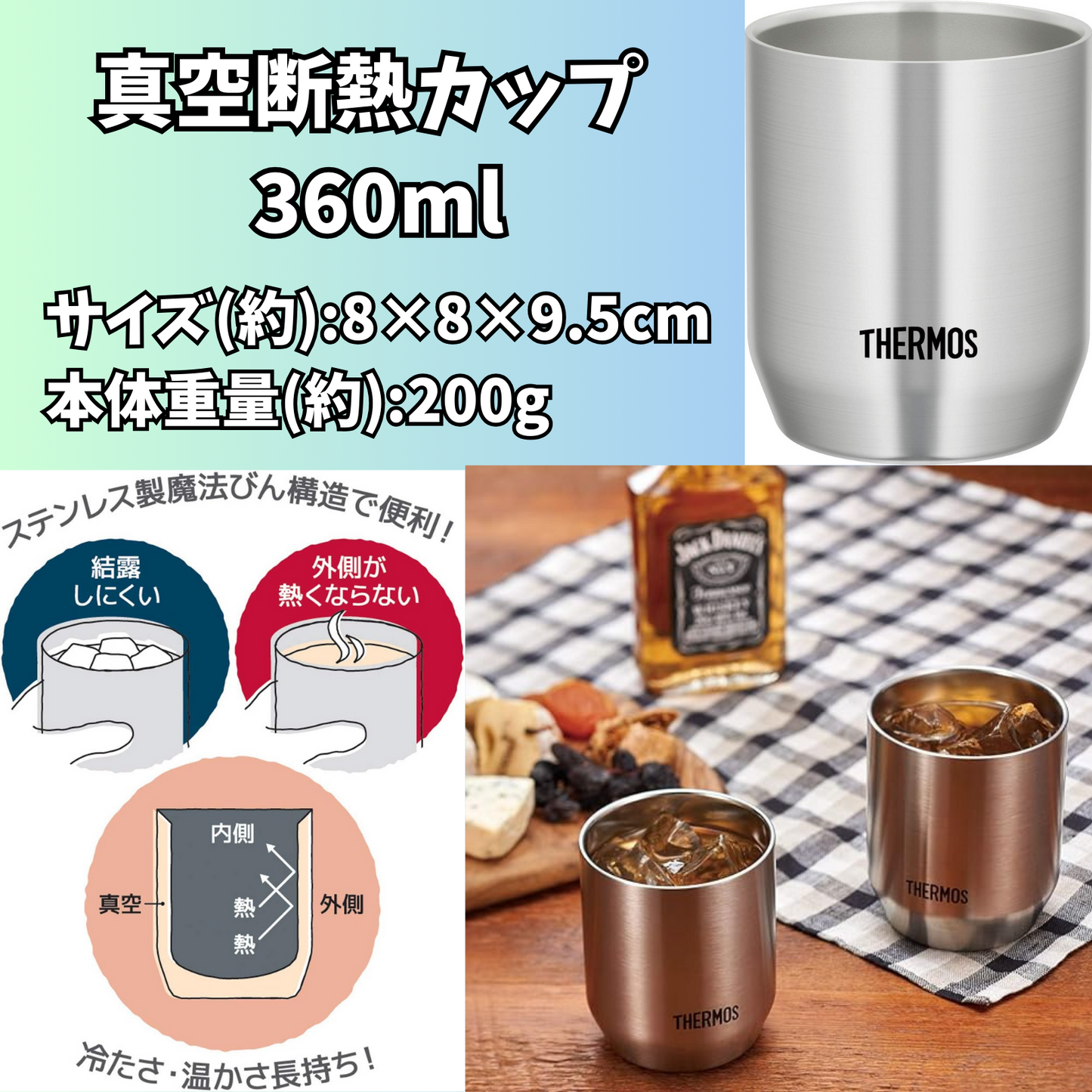 オリジナル 【サーモス 真空断熱カップ360ml 】 制作