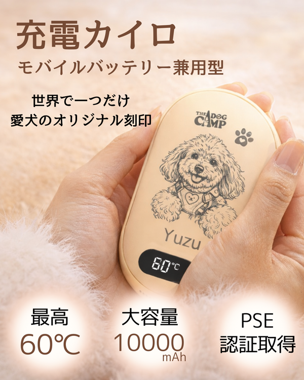 オリジナル【充電式カイロ（モバイルバッテリー兼用】制作